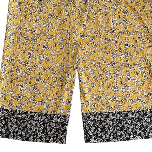 Jules & Leopold | Cropped Wide Leg Floral Pant | Size 2X - Picture 4 of 15